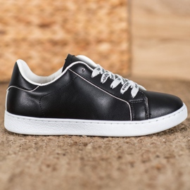 SHELOVET Scarpe super sportive bianca nero 1