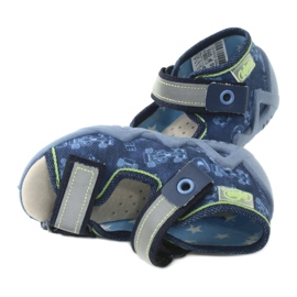 Scarpe da bambino Befado gialle 350P011 blu navy blu grigio verde 5