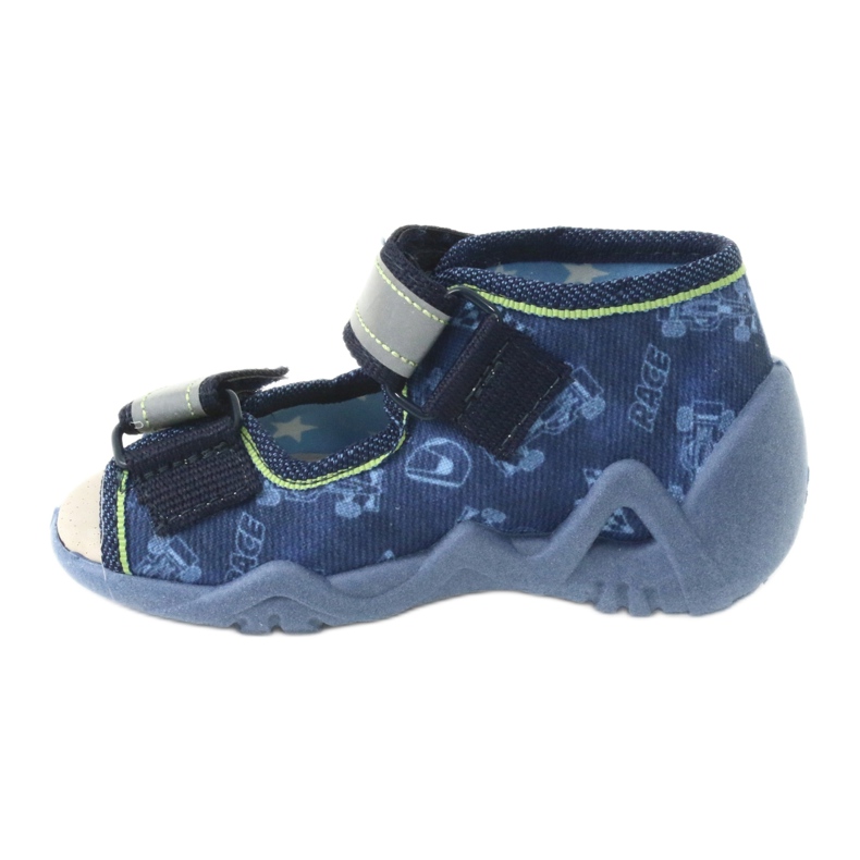 Scarpe da bambino Befado gialle 350P011 blu navy blu grigio verde 2