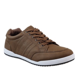 Sneakers da uomo color kaki M-616 cachi 1