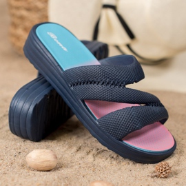 Bona Comode pantofole blu navy 1