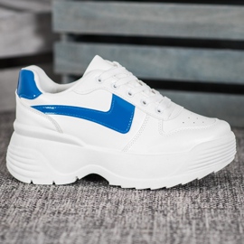 Kylie Scarpe Da Ginnastica Sulla Piattaforma bianca 1