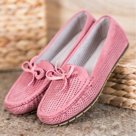 Kylie Comodi Mocassini Con Fiocco rosa 1