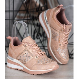 Kylie Sneakers Con Motivo Traforato marrone rosa 1