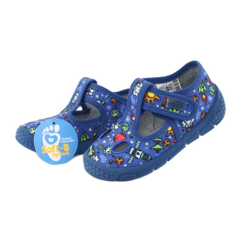 Scarpe per bambini Befado 533P003 blu multicolore 3