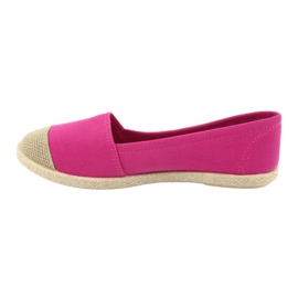 Wishot 32-130 espadrillas ballerine rosa 2