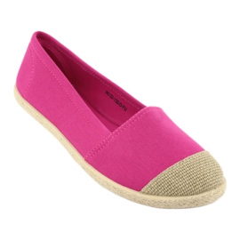 Wishot 32-130 espadrillas ballerine rosa 1