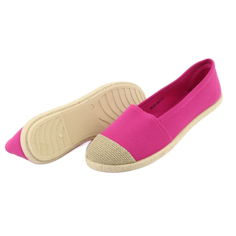 Wishot 32-130 espadrillas ballerine rosa 4