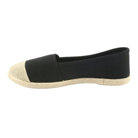 Wishot 32-130 espadrillas ballerine nero 2