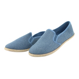Wishot Espadrillas da donna con glitter 32-187 blu 3
