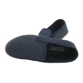 Wishot Espadrillas da donna con glitter 32-187 blu navy 5