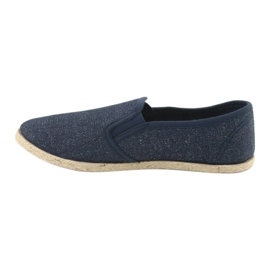 Wishot Espadrillas da donna con glitter 32-187 blu navy 2