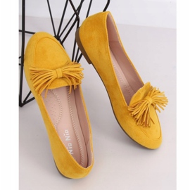 Mocassini da donna miele 99-72A Giallo 1