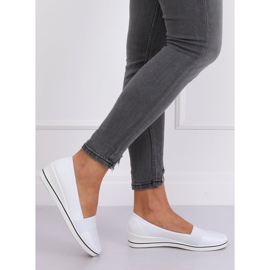 Ballerine con zeppa bianche S81B001 Bianco bianca 1