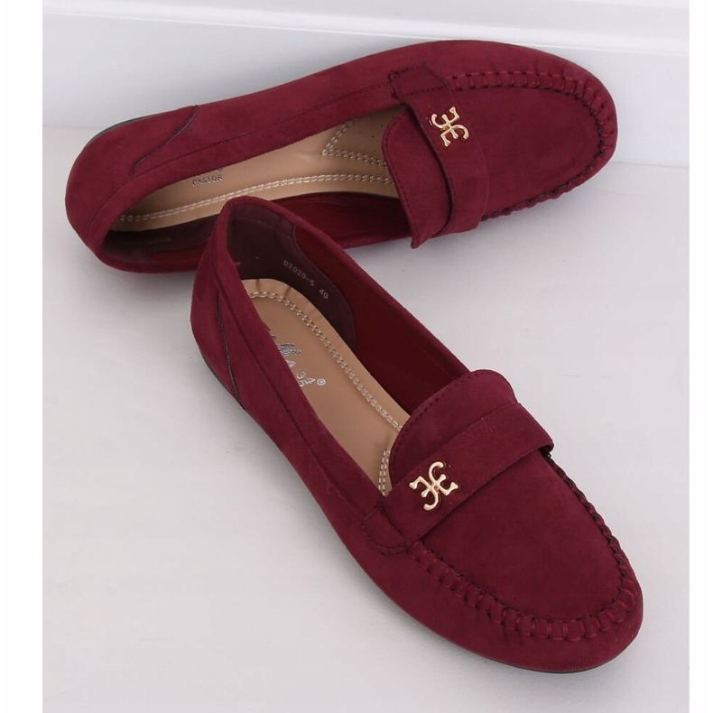Mocassini donna bordeaux B2020 Wine rosso 1