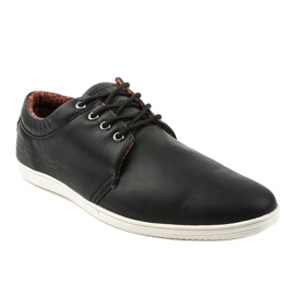 Scarpe casual da uomo nere SD5321-4 nero 1