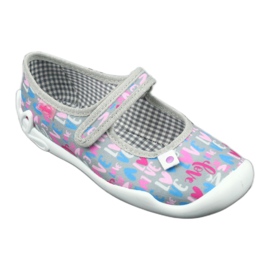 Scarpe per bambini Befado 114Y374 viola rosa grigio multicolore 1