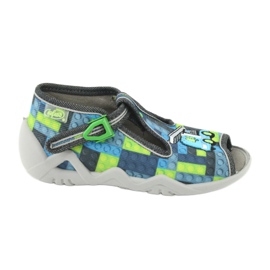 Scarpe per bambini Befado 217P104 blu grigio verde 1
