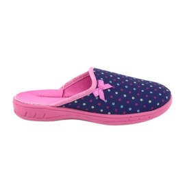 Scarpe per bambini colorate Befado 707Y408 blu navy rosa 1