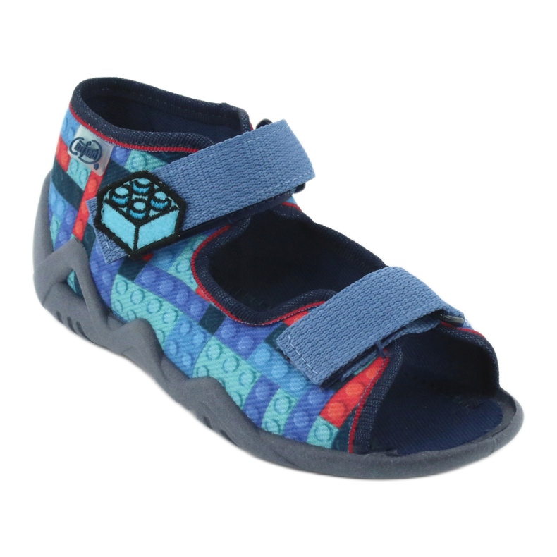 Scarpe per bambini Befado 250P094 blu grigio multicolore 1