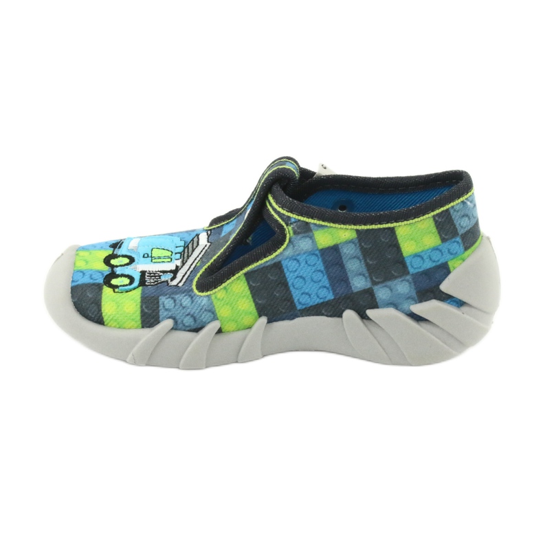 Scarpe per bambini Befado 110P368 blu grigio verde 2