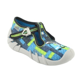 Scarpe per bambini Befado 110P368 blu grigio verde 1