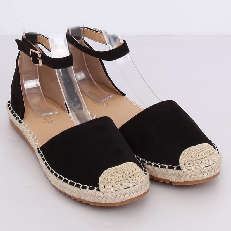 Espadrillas da donna nere YSD810 Black nero 1