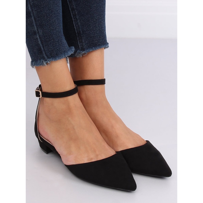 Nero MM-795 Ballerine taglio nero 2