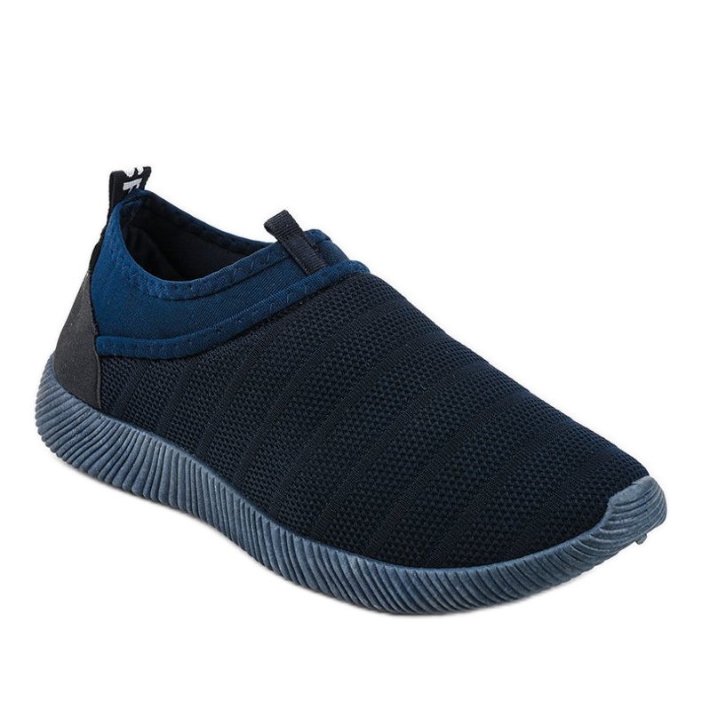 Scarpe sportive da uomo blu navy Y203-3 1