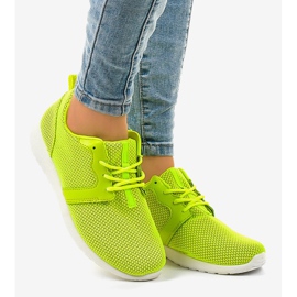 Scarpe sportive da donna verdi Z105 verde 2