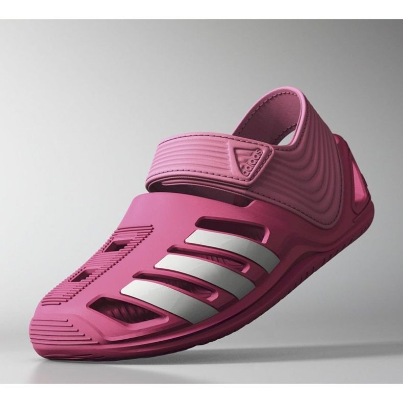 Adidas Zsandal Jr B44457 sandali rosa 1