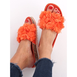 Flower power arancione BG47P Pantofole arancioni arancia 2