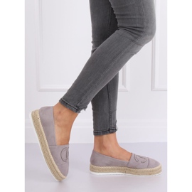 Espadrillas grigie da donna T341P Grigio 1
