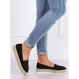 Espadrillas nere da donna T341P Black nero 2