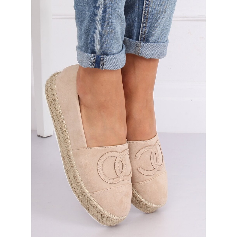 Espadrillas beige da donna T341P Beige 1