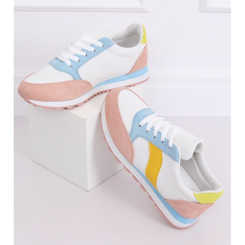 Scarpe sportive multicolor BL191P Bianco multicolore 1