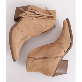 Stivali da cowboy beige da donna NC999 Beige 1