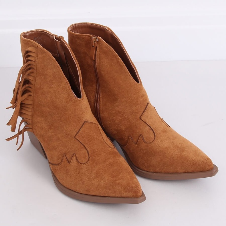 Camel NC999 Stivali da cowboy color cammello marrone 1
