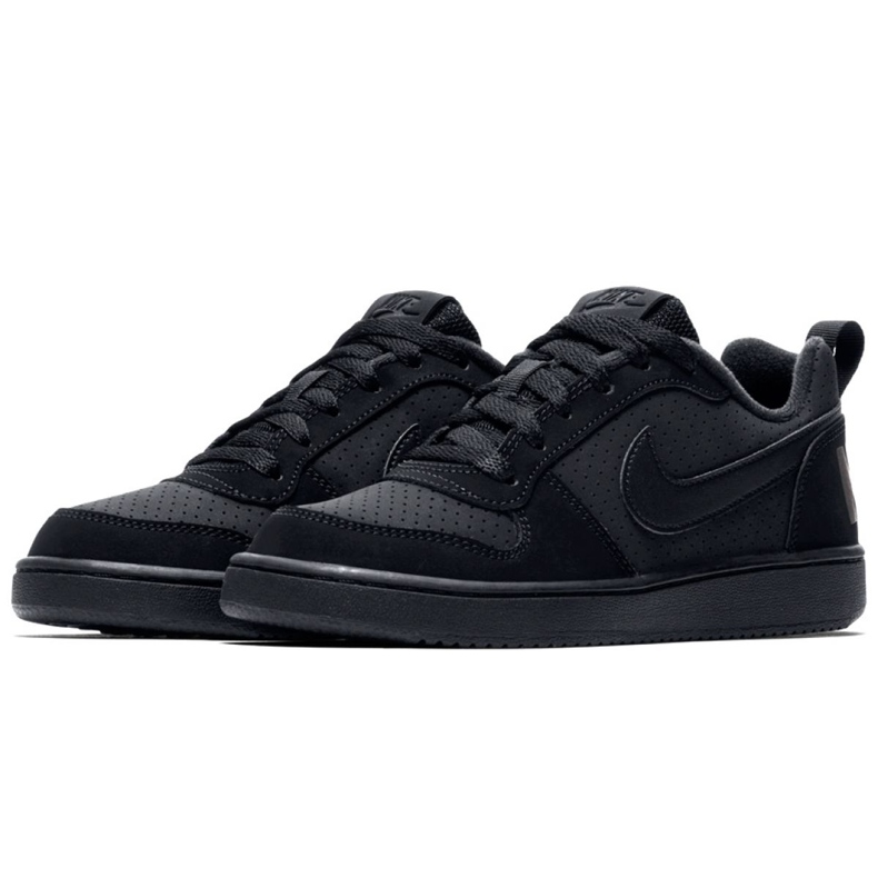 Nike Court Borough Low Gs 839985 001 nero 2