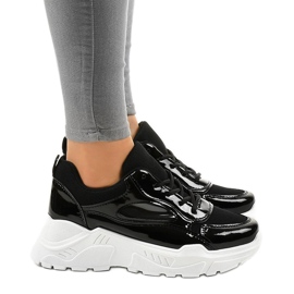 Scarpe sportive nere alla moda MS381E nero 1