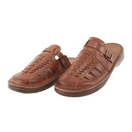 Pantofole da uomo Naszbut 044 marrone 3