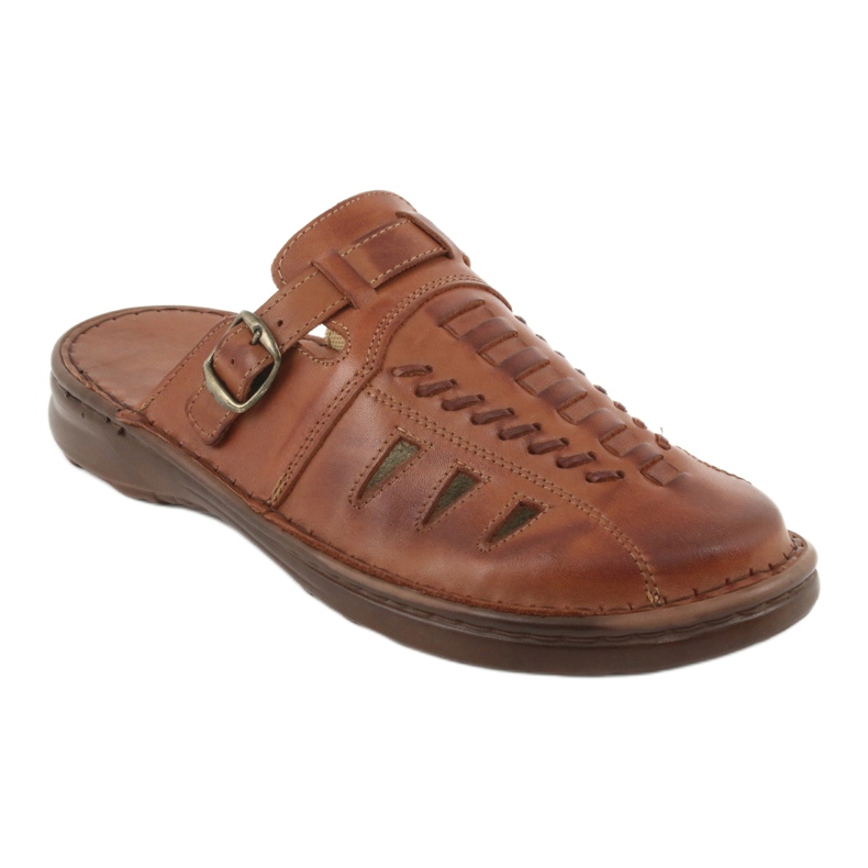 Pantofole da uomo Naszbut 044 marrone 1