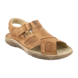 Naszbut Comodi Sandali In Pelle 036/A beige 1