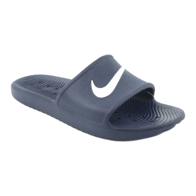 Nike Sportswear Kawa Doccia M bianca blu navy 1
