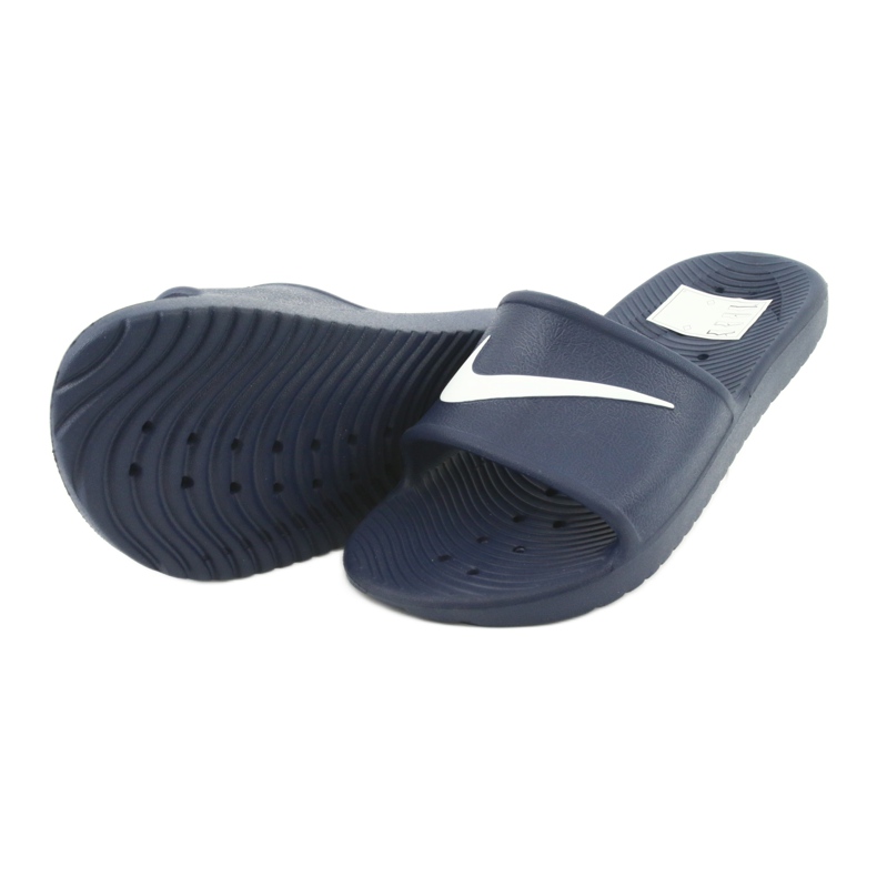 Nike Sportswear Kawa Doccia M bianco blu navy 3