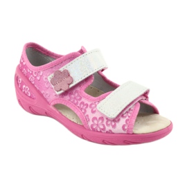 Scarpe per bambini Befado pu 065X138 rosa grigio 2