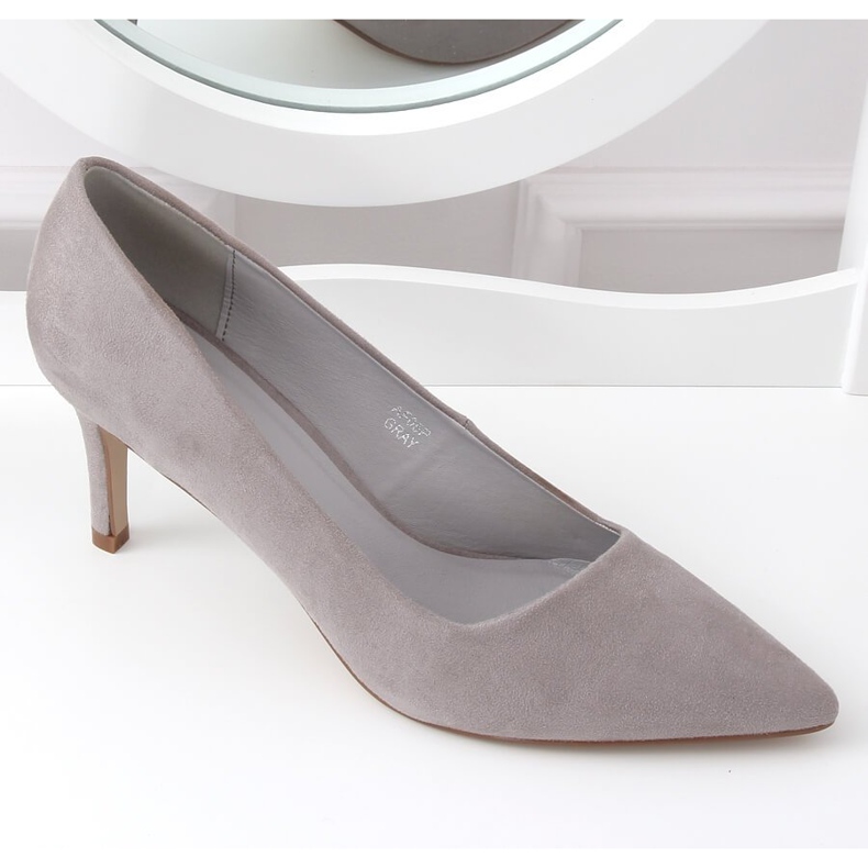 Décolleté grigie asimmetriche grigio AF05P Grigio 2