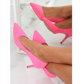 Décolleté asimmetriche rosa AF05P Fucsia 1
