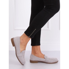 Grigio Mocassini grigi da donna T366P Grigio 2