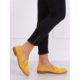 Mocassini donna miele T366P Giallo 2